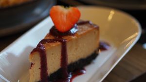 cheesecake at Unity Diner in East London