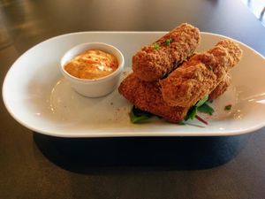 nice starter but expensive at Unity Diner in East London