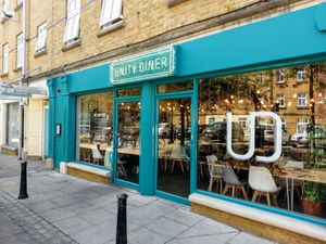 . at Unity Diner in East London
