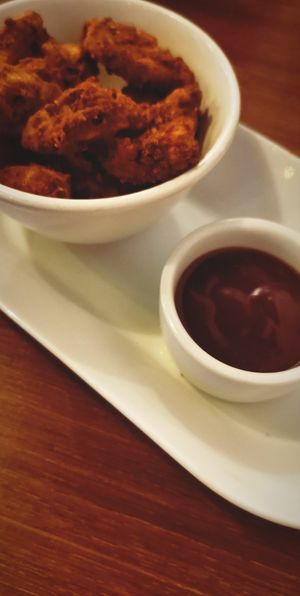 Chicken bites yum at Unity Diner in East London