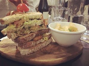 Sandwich at Unity Diner in East London