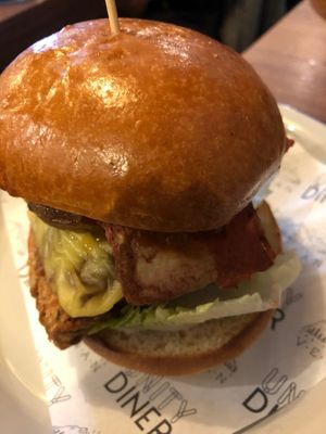 The best burger at Unity Diner in East London