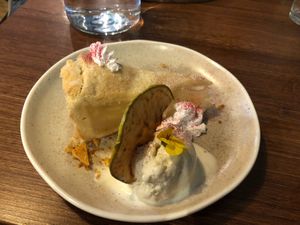 Apple pie at Unity Diner in East London