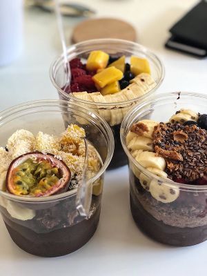 Superfood bowls  at Acai & Sant in Malmo