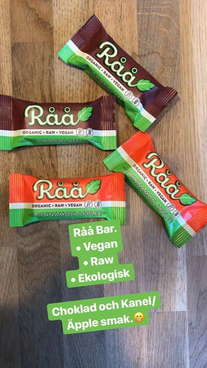 Energy bars at Acai & Sant in Malmo