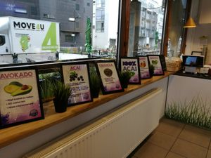 Window at Acai & Sant in Malmo