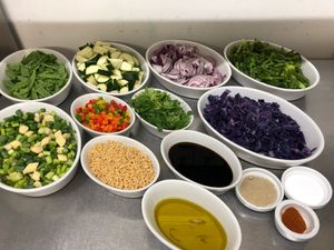 Making Pad Thai at The Davron Hotel in Fraserburgh