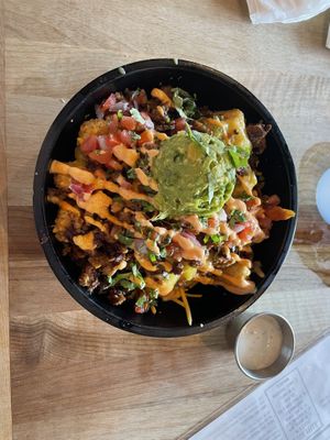 Beyond Impossible Carne Asada Totchos  at Dilla Libre in Phoenix