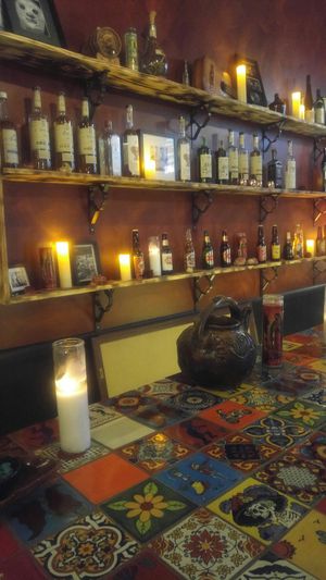 The bar at Dilla Libre in Phoenix