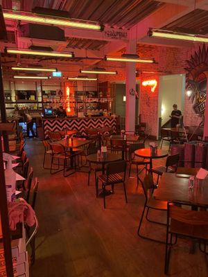 Interior  at Pizza Punks in Newcastle Upon Tyne