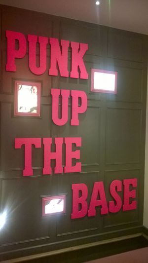 Cool decor at Pizza Punks in Newcastle Upon Tyne