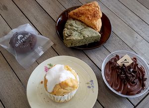 Various bakery products purchased to go and eaten not on location. at Alfreebe - 알프리베 in Goyang