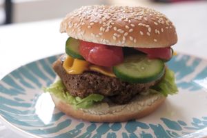 Yummy Vegan Burgers!! So real...  at Cairo Healthy Food in Cairo