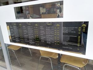 Full menu. at Fryburger Gourmet in Bulle