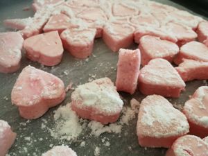 pink heartshapes :) at Anglia Café - Maybe closed in Plovdiv