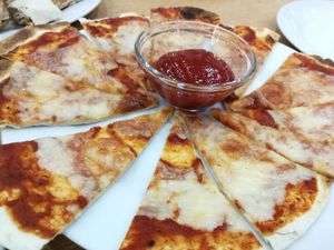 flat bread pizza at Anglia Café - Maybe closed in Plovdiv