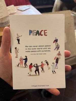 The vibe of this place ☮️  at Ananda Tree House in Kathmandu