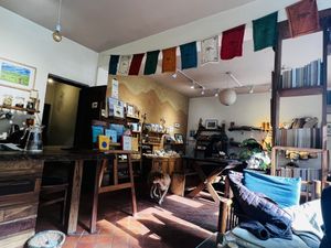 The art store  at Ananda Tree House in Kathmandu