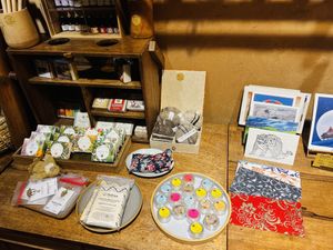 The art store  at Ananda Tree House in Kathmandu