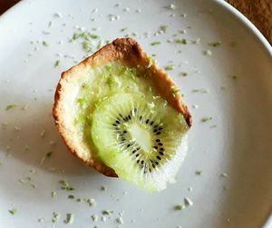 Lemon pie at Ananda Tree House in Kathmandu