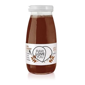 Chocolate Milk Monster with Flaxseed Milk at Raw Love You in Bodrum