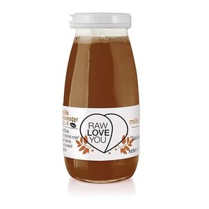 Coffee Milk Monster with Almond Milk at Raw Love You in Bodrum