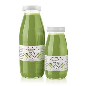 No.1: Cabbage, Parsley, Cucumber, Green Apple, Banana, Flaxseed at Raw Love You in Bodrum