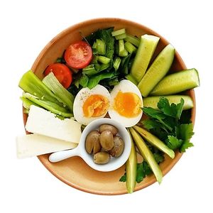 Turkish Breakfast Bowl at Raw Love You in Bodrum