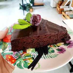 Vegan Brownie at Raw Love You in Bodrum