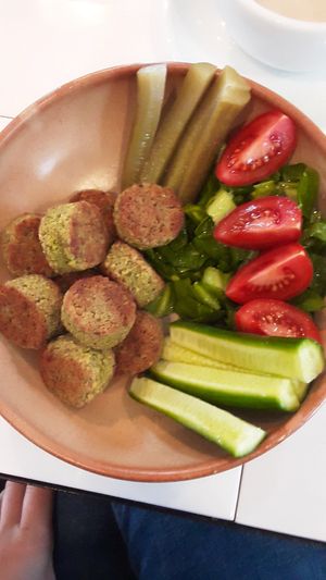 Falafel at Raw Love You in Bodrum