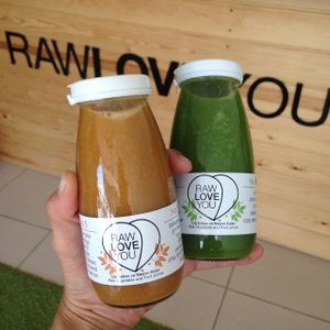 Raw juice; raw, vegan, healthy and delicious. at Raw Love You in Bodrum