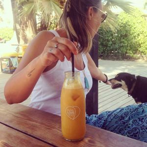Raw Love You on the beach! at Raw Love You in Bodrum