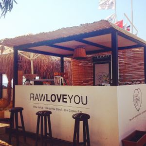 Raw Love You @ the beach at Raw Love You in Bodrum