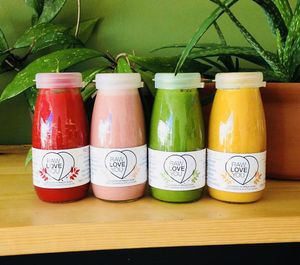 Look at these little ones! just like a rainbow. The orange one is my favorite. you can have just one of them instead of a meal, you feel satisfied. at Raw Love You in Bodrum
