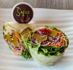 Quinoa Salad Wrap at The Salad Concept - Sompetch Branch in Chiang Mai