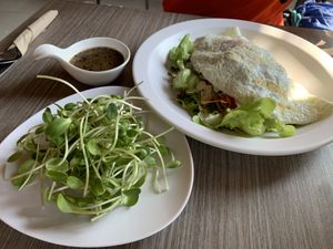Egg white salad wrap  at The Salad Concept - Sompetch Branch in Chiang Mai
