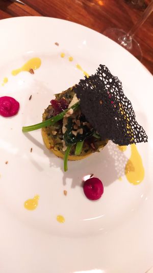 Polenta e verdure at Shakti Food in Brescia