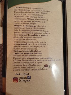  at Shakti Food in Brescia