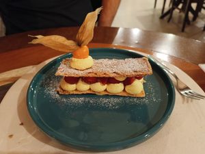 Millefoglie at Shakti Food in Brescia