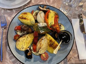 grilled mango   at Santa Maria in Funchal