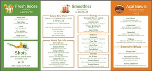 Fresh juices, acai bowls & health shots  at Enerjuicer in Tel Aviv