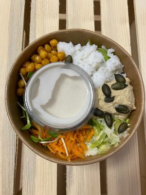 Dobra malca - salad bowl at Bio Trgovina Dobra Misel in Lesce