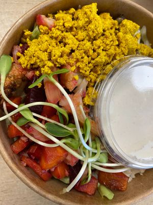 Dobra malca - salad bowl at Bio Trgovina Dobra Misel in Lesce