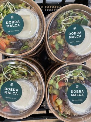 Dobra malca - salad bowl at Bio Trgovina Dobra Misel in Lesce