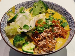 Main dish at Le Botaniste - Schuman in Brussels