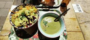 Botanical salad menu at Le Botaniste - Schuman in Brussels