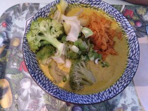 Tibetan mama at Le Botaniste - Schuman in Brussels