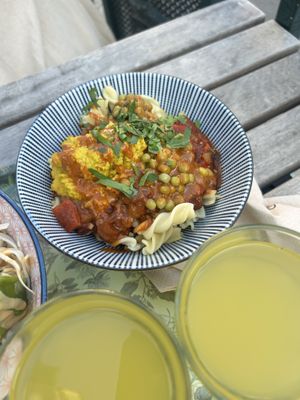 Pasta dish  at Le Botaniste - Schuman in Brussels