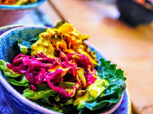 Small Avocado salad at Le Botaniste - Schuman in Brussels