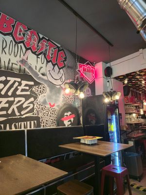 First floor at Beastie Burgers in Mechelen
